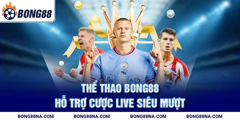 Thể thao Bong88 hỗ trợ cược live siêu mượt